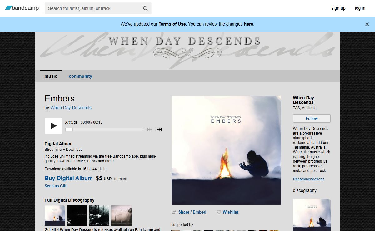 Embers | When Day Descends