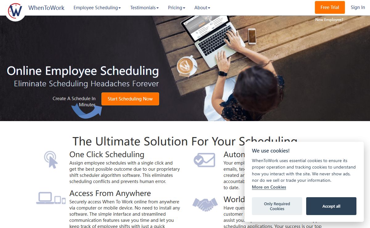 Employee Scheduling Software & App. Try It Free! | WhenToWork