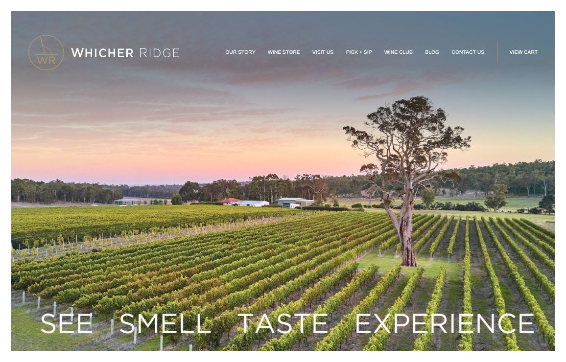 Busselton Winery: Tastings & Sensory Garden | Whicher Ridge