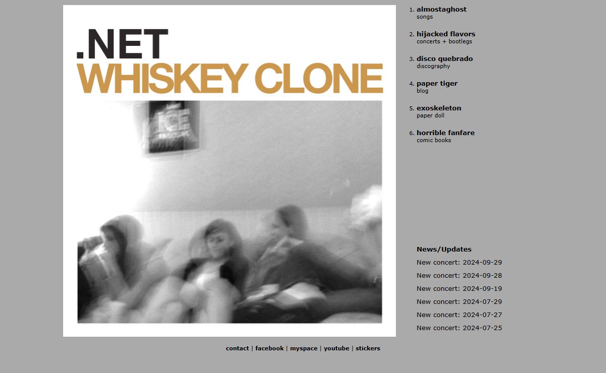 whiskeyclone.net - beck megasite