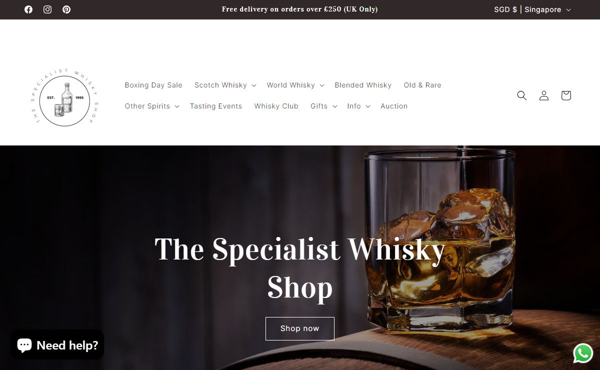 Whiskys - The Specialist Whisky Shop – Whiskys.co.uk