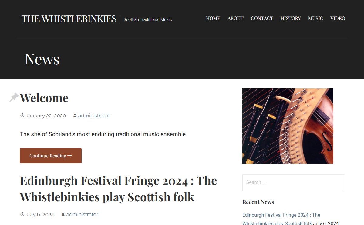 The Whistlebinkies – Scottish Traditional Music