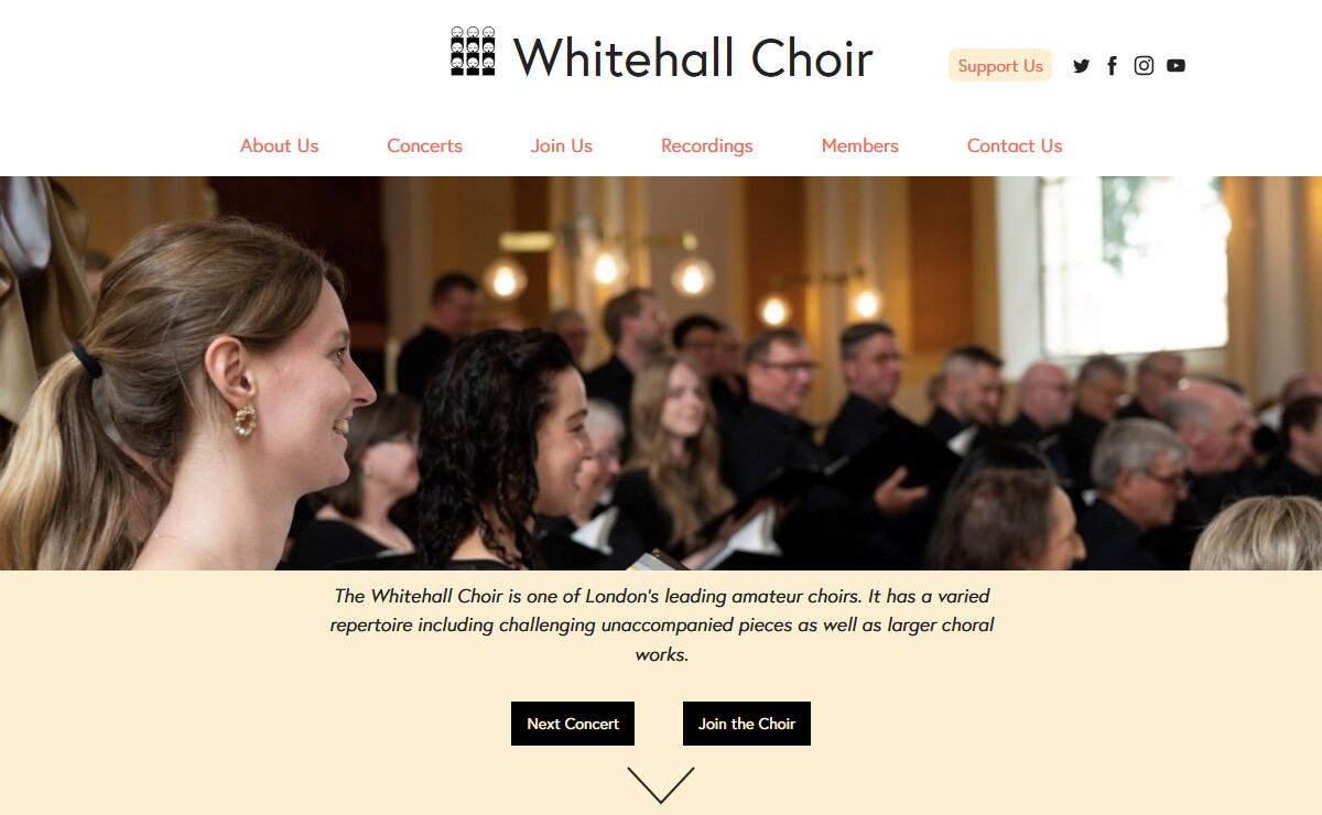 Whitehall Choir – Leading London Amateur Choir