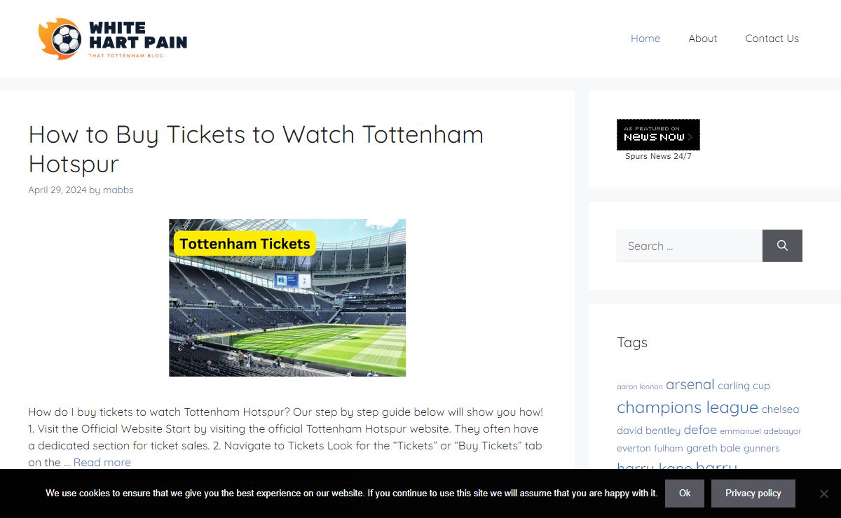 Tottenham Hotspur Blog | White Hart Pain – Blog of a long suffering Spurs fan. This is my occasionally obscure take on the ups and downs of life at the Lane.