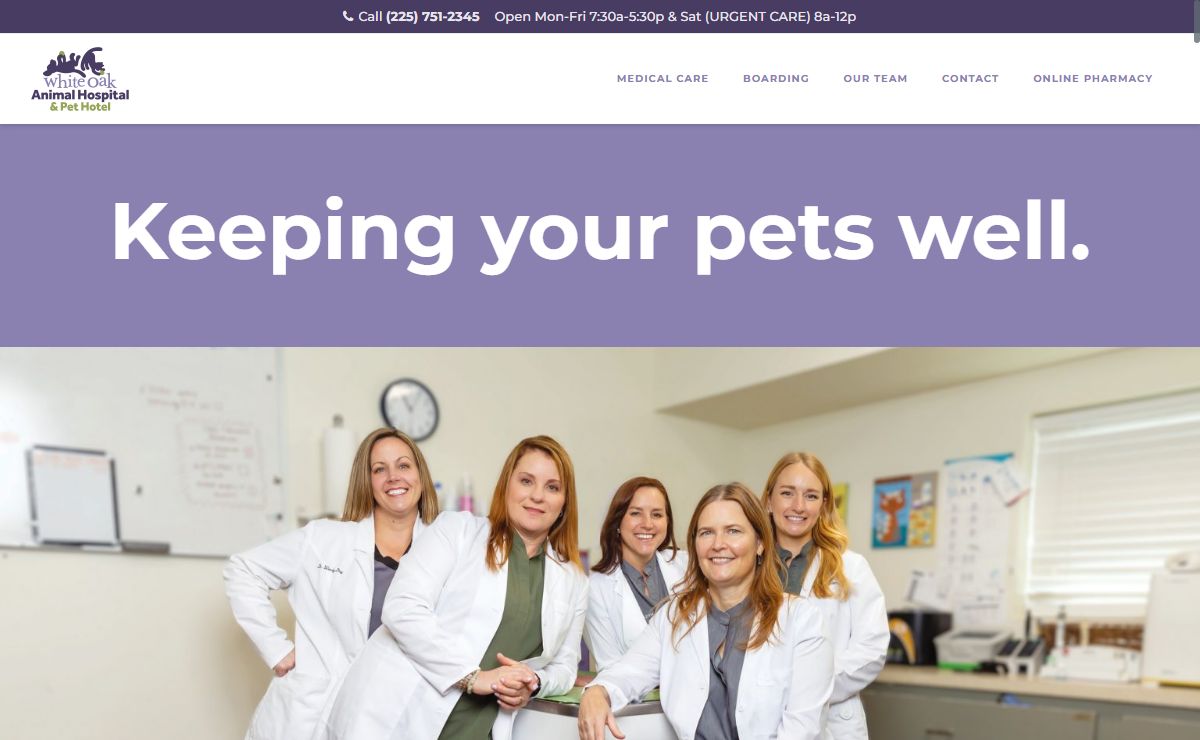 White Oak Animal Hospital | Keeping your pets well.