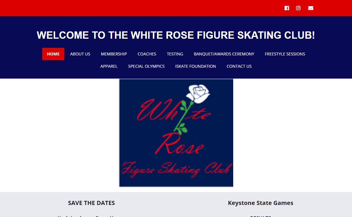 Welcome to the White Rose Figure Skating Club!