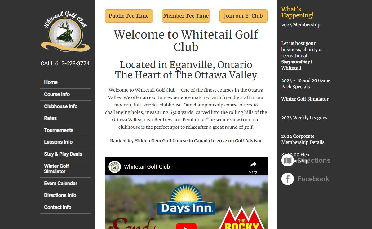 - Whitetail Golf Club