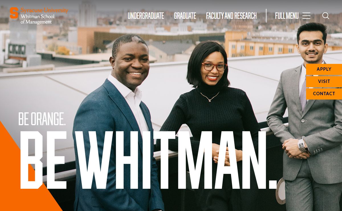 Homepage - Syracuse University Whitman School of Management