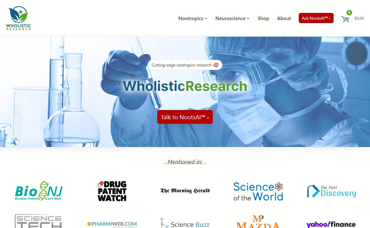 WholisticResearch: Cutting-Edge Nootropics Research