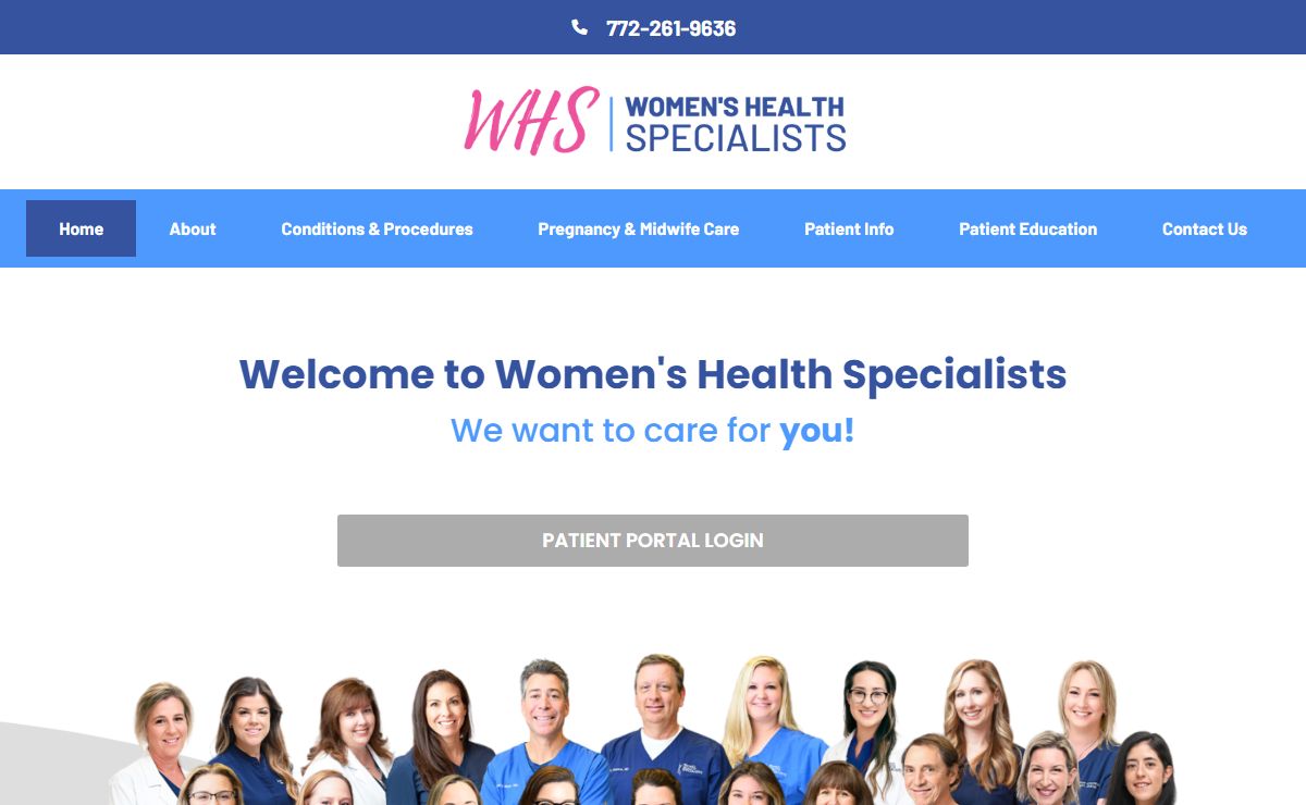 Welcome to Women's Health Specialists | Florida OBGYN
