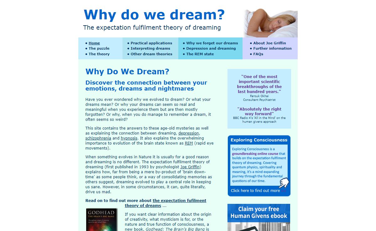 Why Do We Dream? Theories Of Interpretation, REM Sleep & Fulfilment