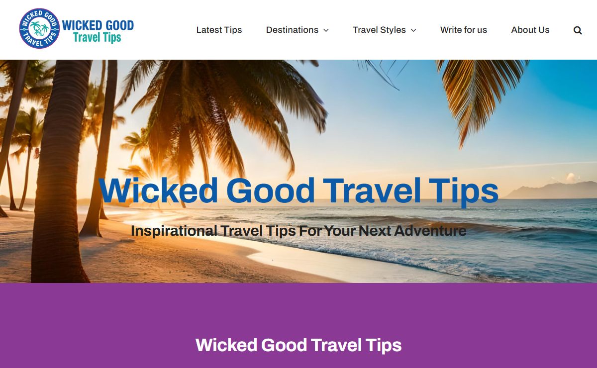 Home | Wicked Good Travel Tips