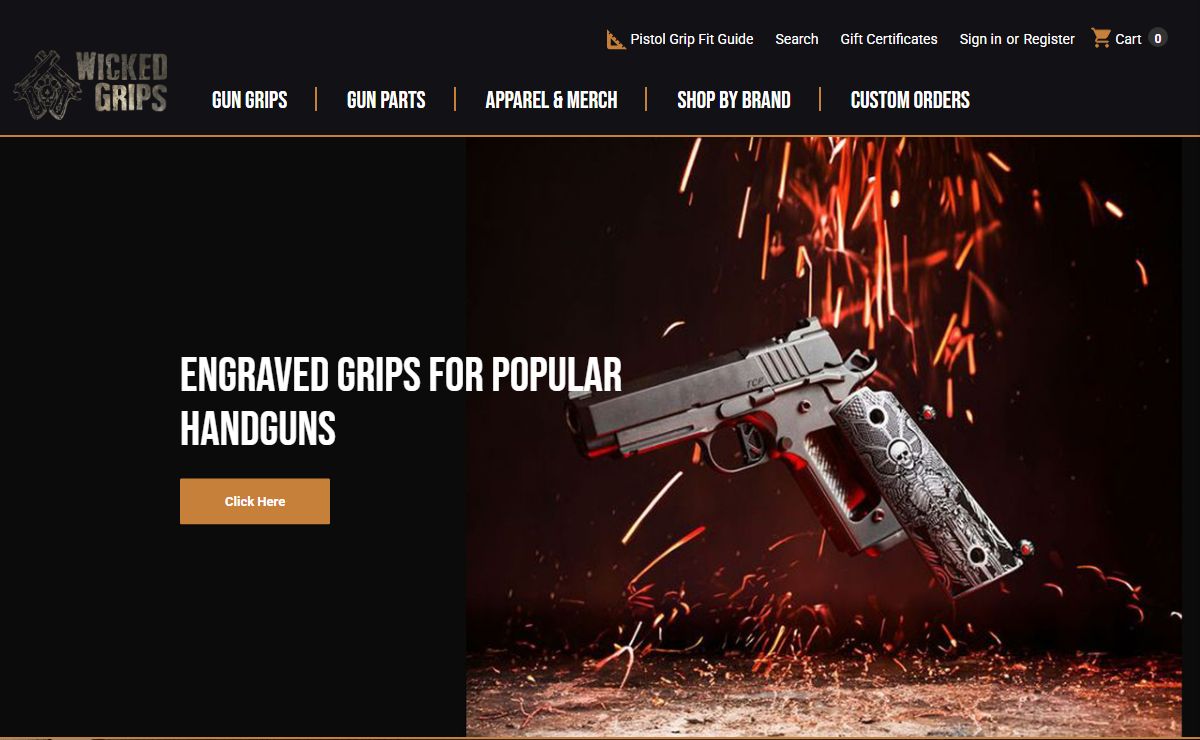 Wicked Grips | Custom Handgun Pistol Grips