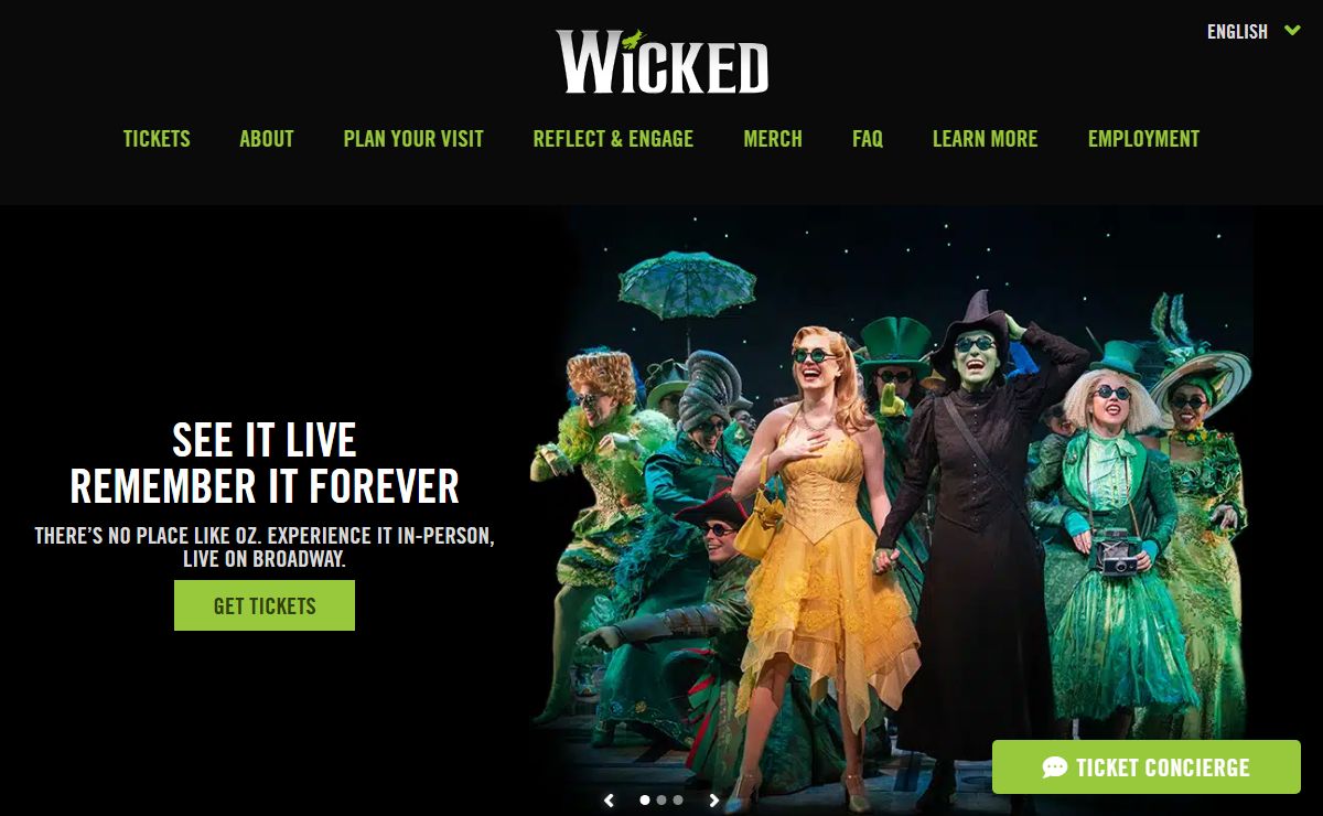 Wicked The Musical | Official Broadway Site