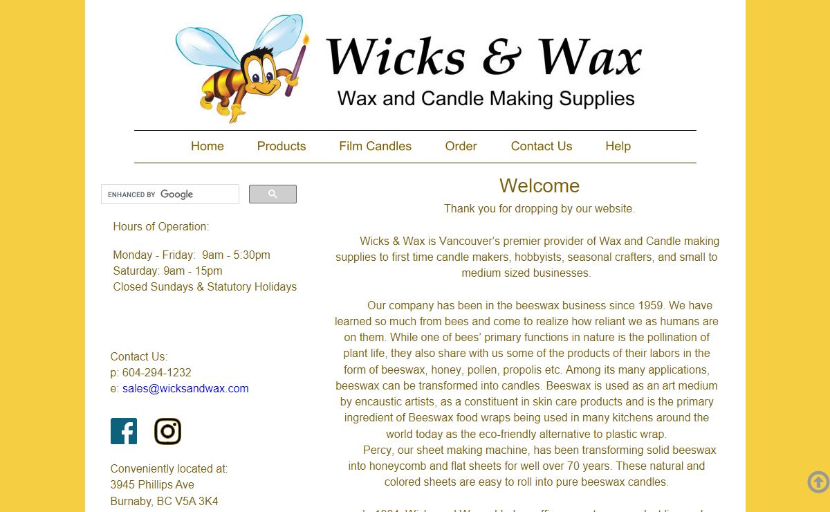 Wicks & Wax: Vancouver's Candle Making Shop