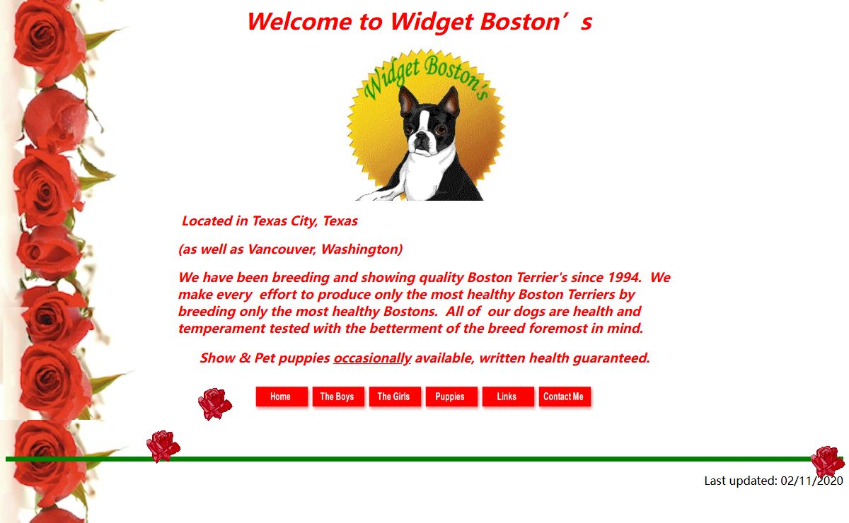 Welcome to Widget Boston's