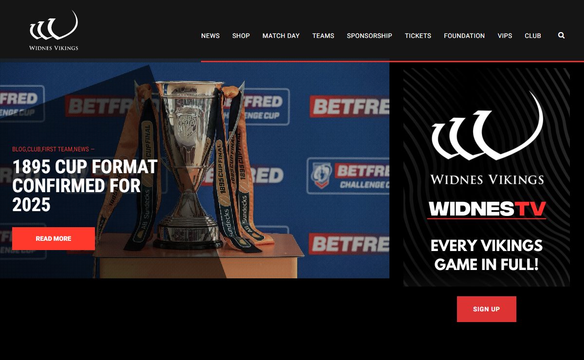 Widnes Vikings Rugby League Football Club | Official website