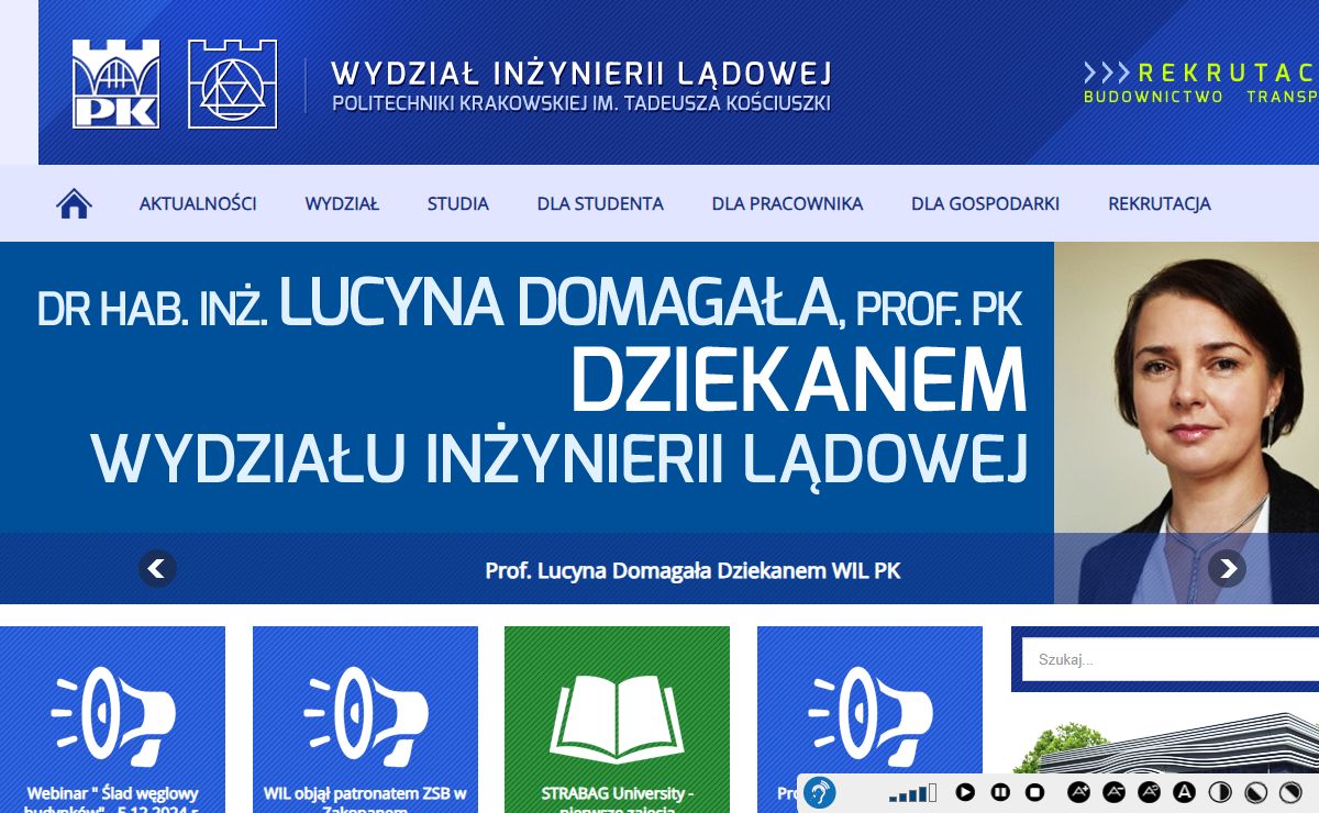 Wydział Inżynierii Lądowej Politechniki Krakowskiej