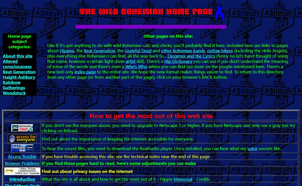 The Wild Bohemian Home Page