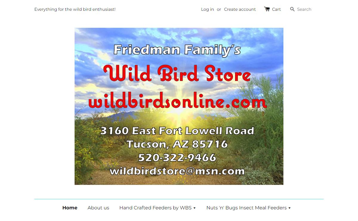 The Wild Bird Store Tucson AZ Bird Feeders and Bird Food – wildbirdsonline
