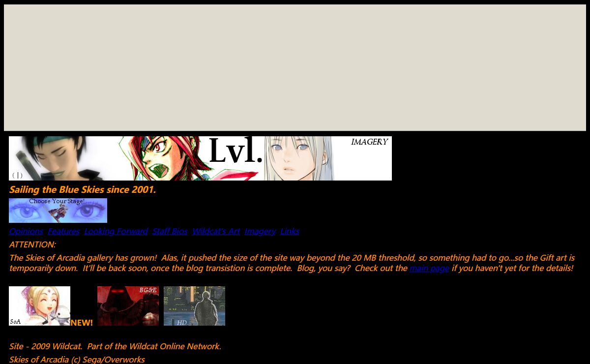 Lvl. - Imagery, home of my Skies of Arcadia, Beyond Good & Evil and Hotel Dusk galleries.