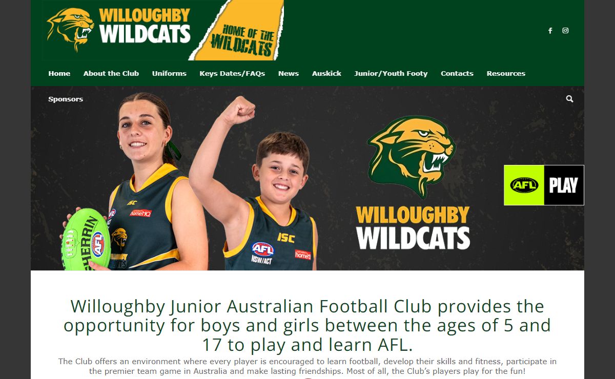Home - Willoughby Wildcats JAFC