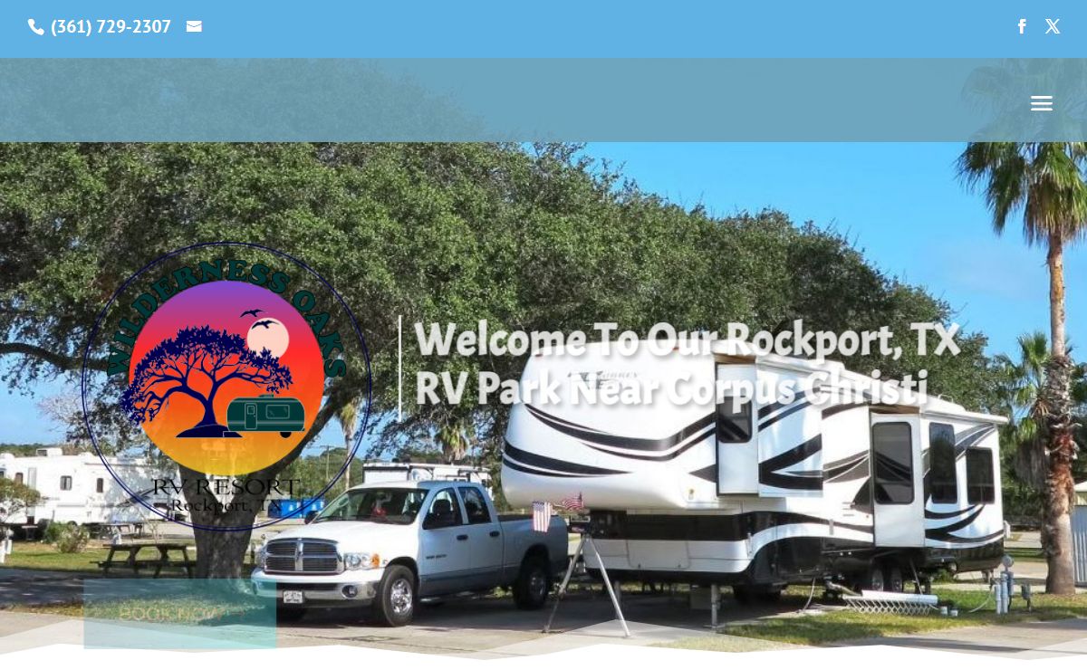 Corpus Christi, TX Area RV Park : Wilderness Oaks RV Resort