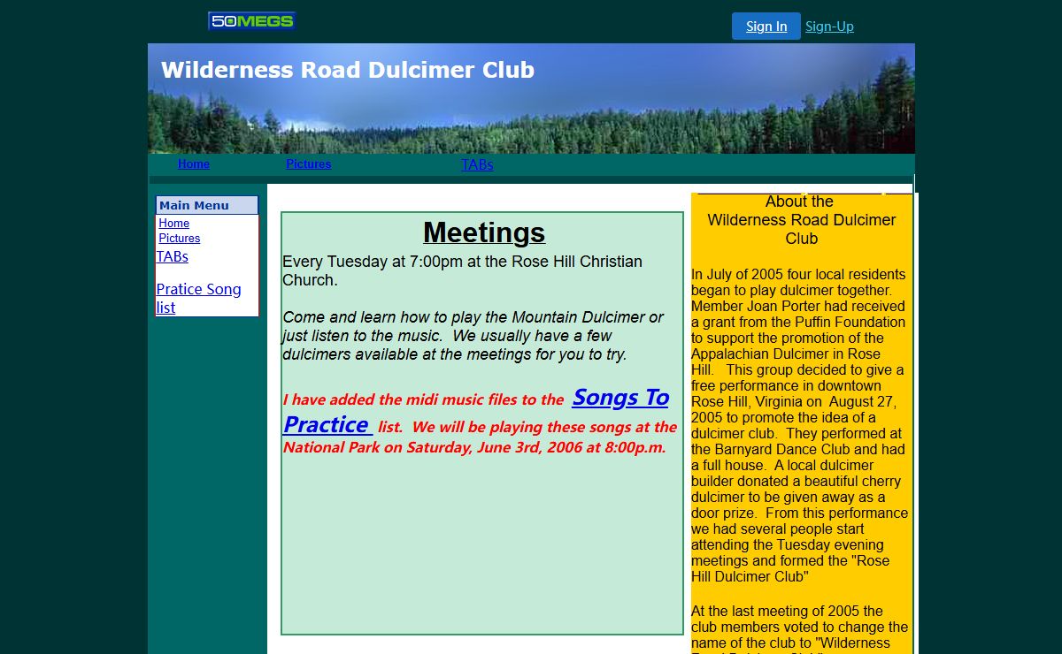 Rose Hill Dulcimer Club