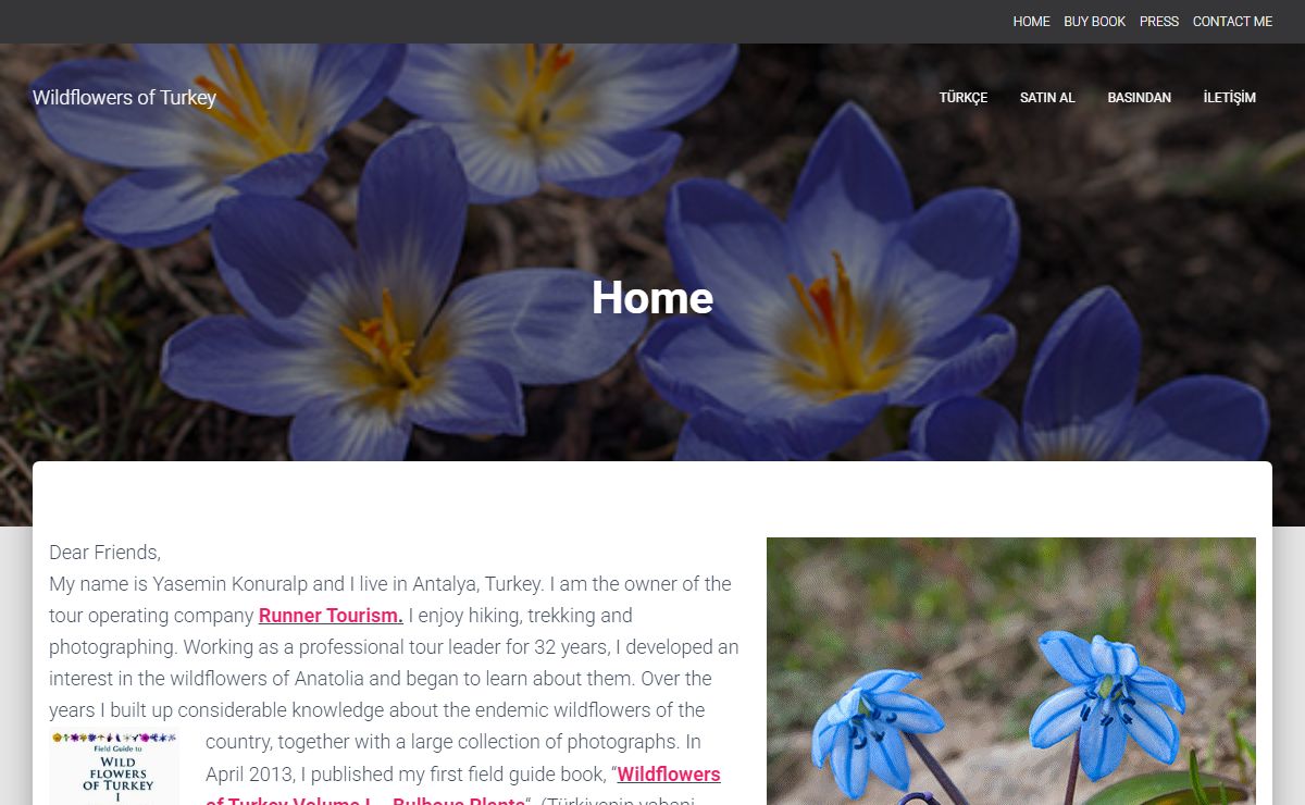 Wildflowers of Turkey – Turkey Botanical Tours