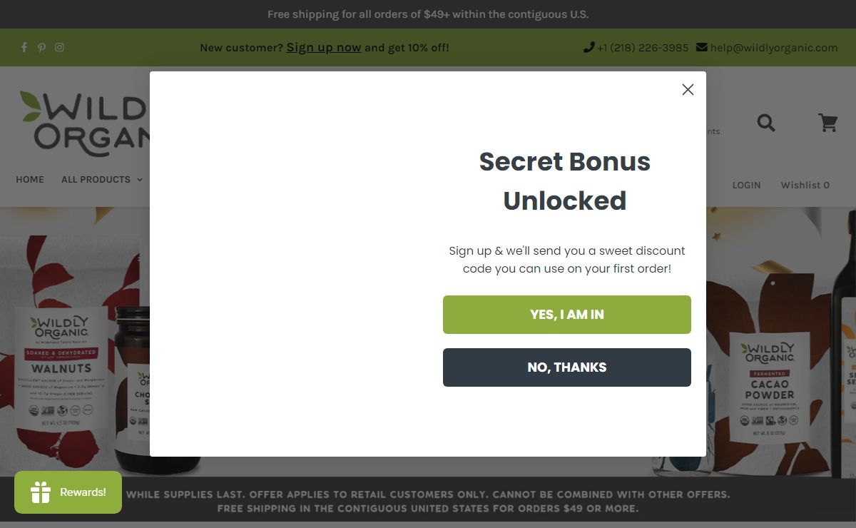 Organic Online Health Food Store | Shop Wildly Organic