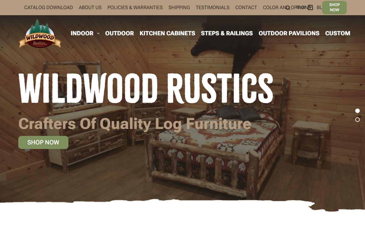 Wildwood Rustics - Crafters of Quality Log Furniture