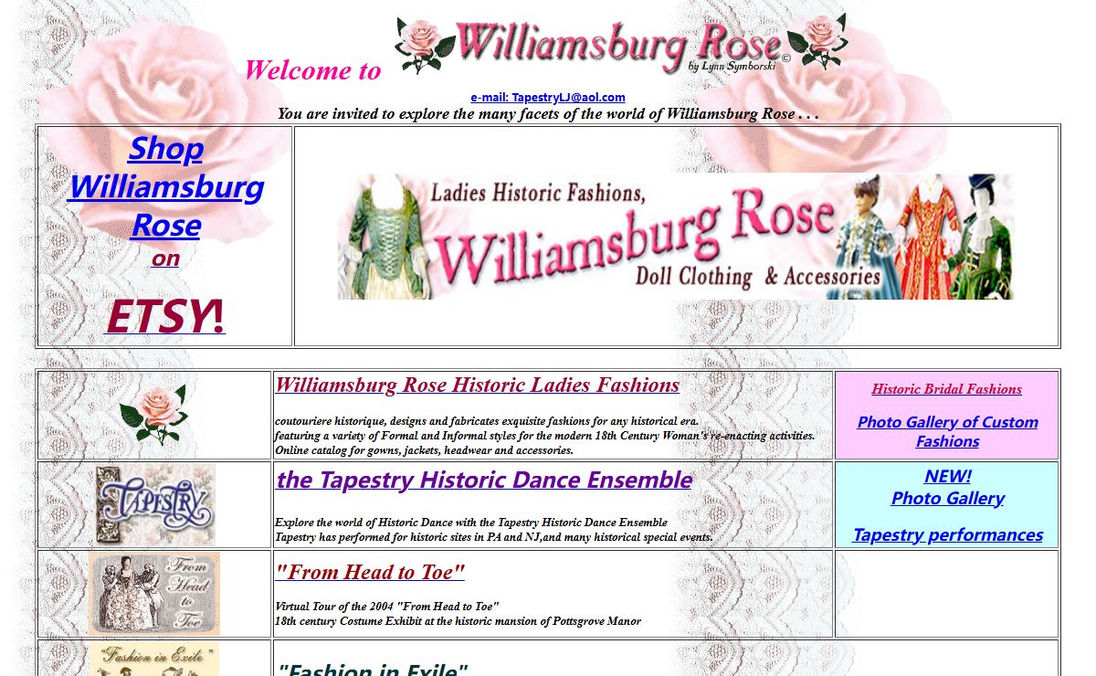 Welcome to Williamsburg Rose