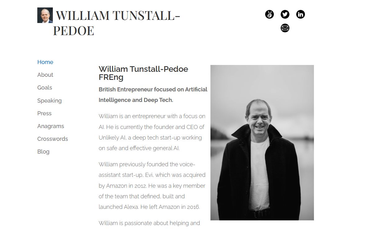 Home - William Tunstall-Pedoe