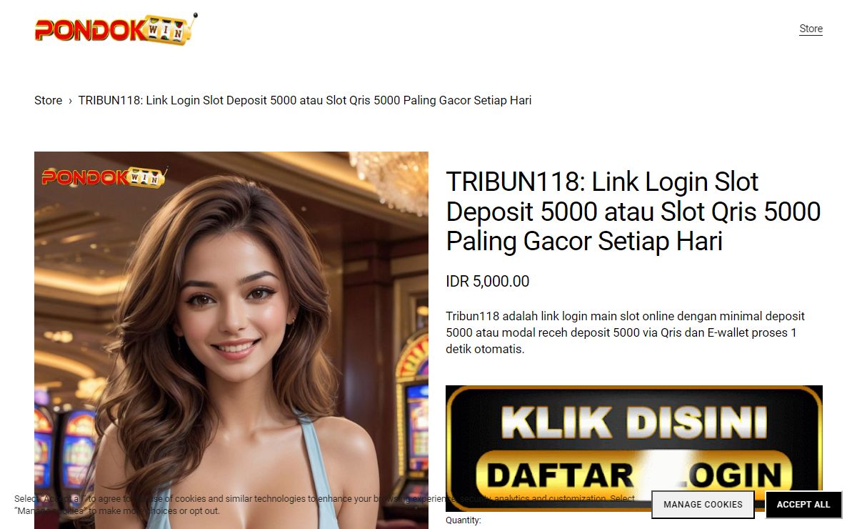 TRIBUN118: Link Login Slot Deposit 5000 atau Slot Qris 5000 Paling Gacor Setiap Hari