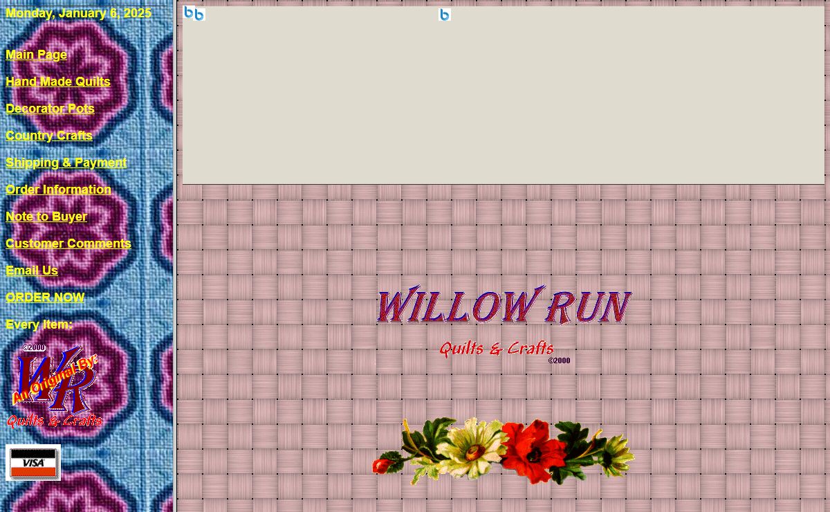 Willow Run quilts & crafts