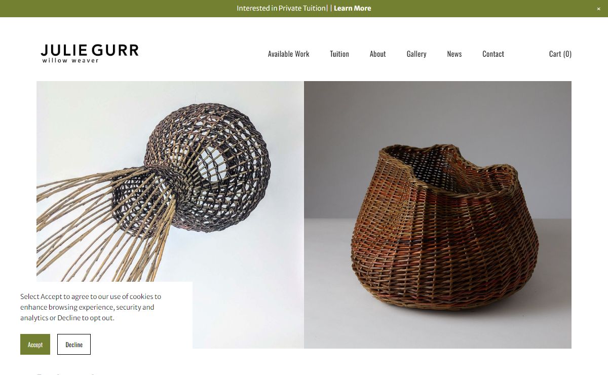 Julie Gurr | Willow Weaver | East Sussex