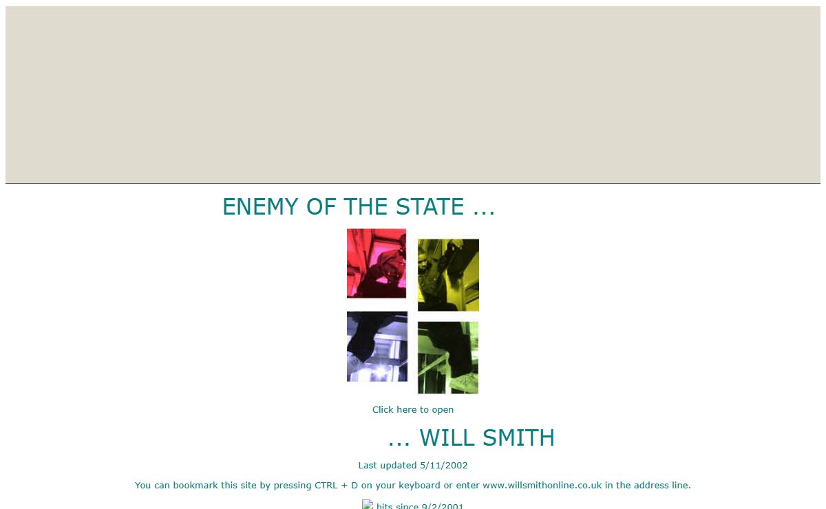 ENEMY OF THE STATE - WILL SMITH