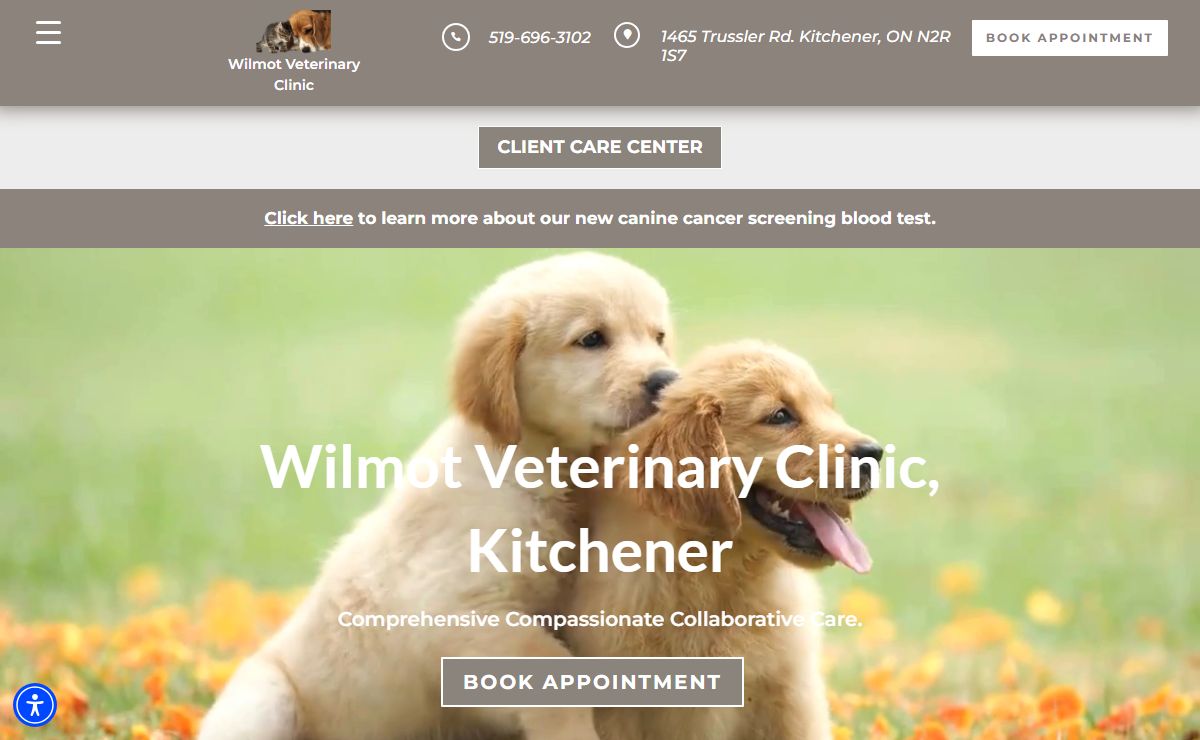 Waterloo and Kitchener Veterinarian in Ontario - Wilmot Veterinary Clinic