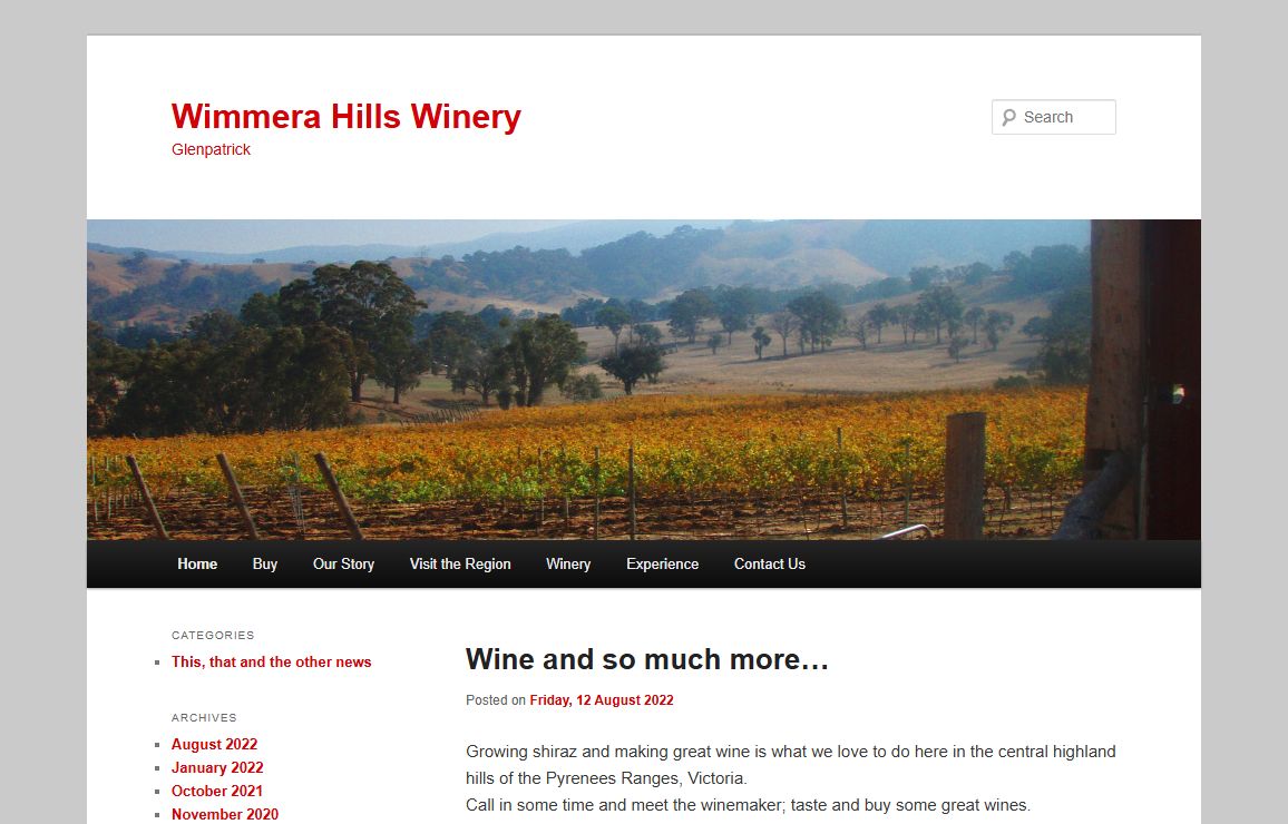 Wimmera Hills Winery | Glenpatrick