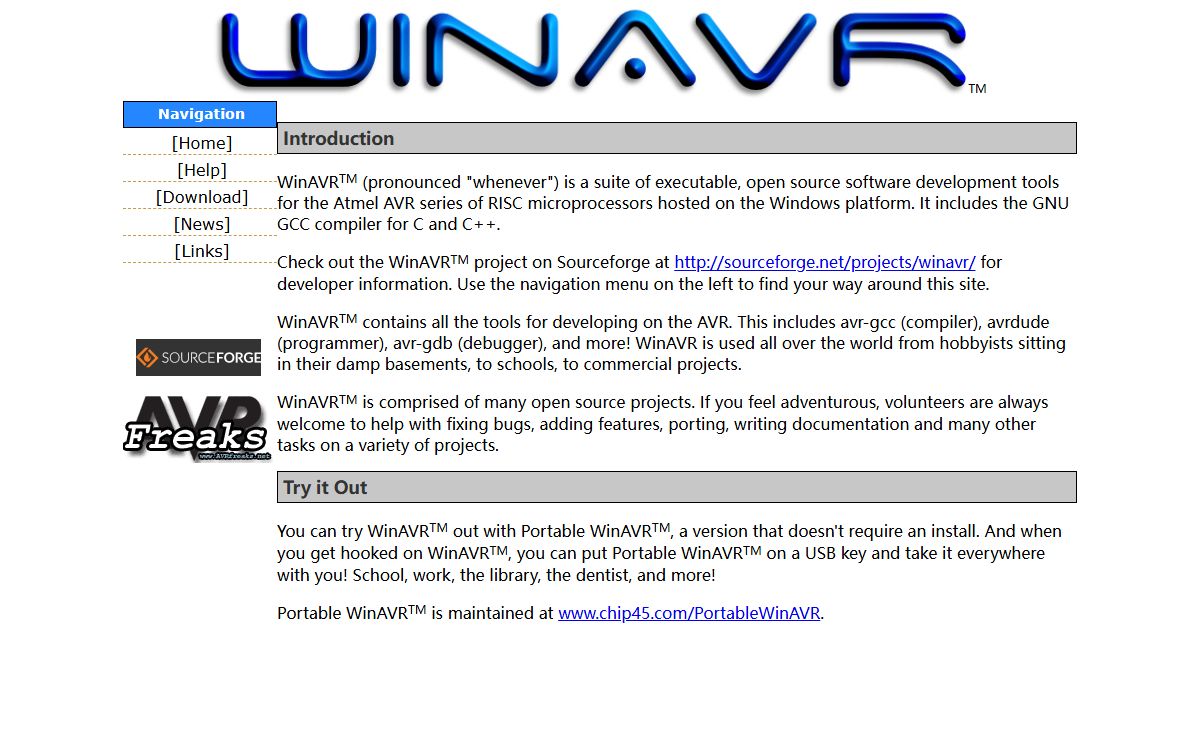 WinAVR : AVR-GCC for Windows