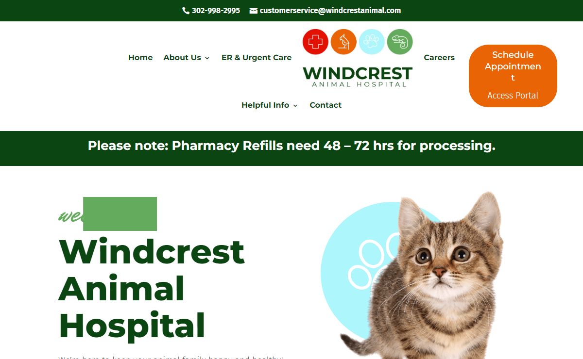 Wilmington, DE 19805 Veterinarian | Windcrest Animal Hospital
