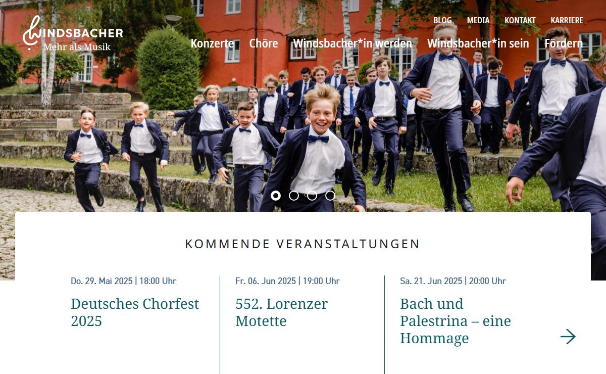 Die Windsbacher. Mehr als Musik.