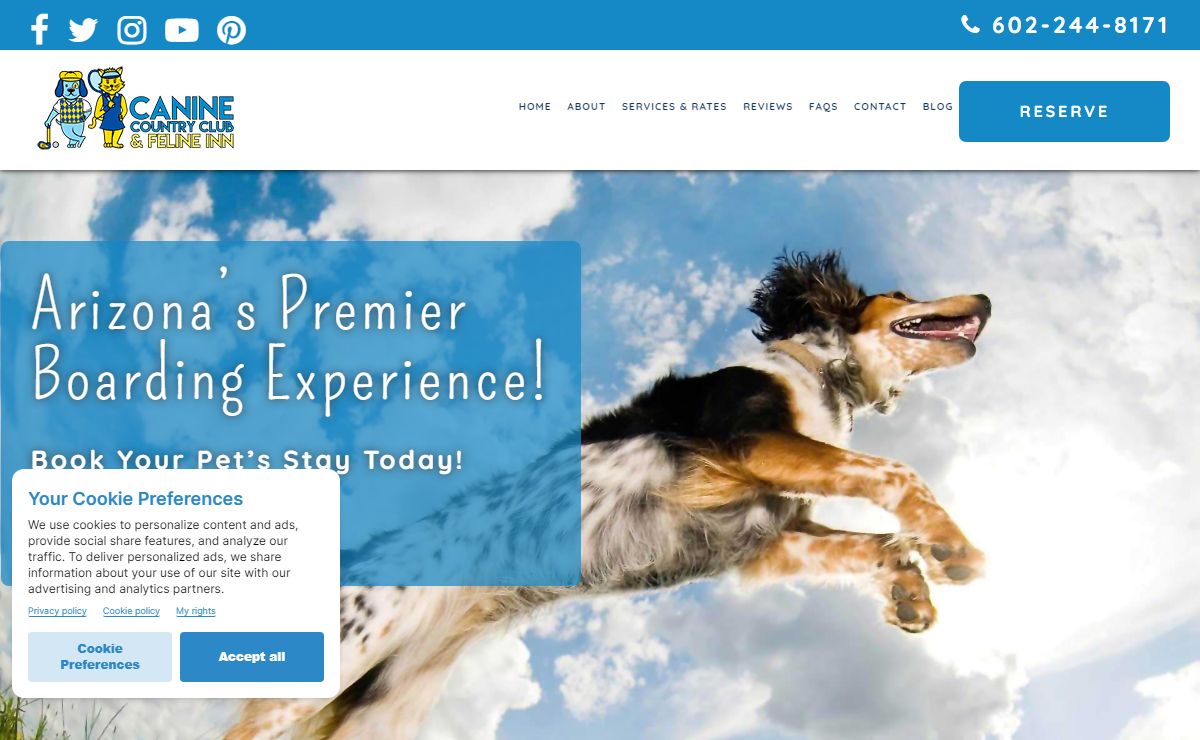 Pet Boarding & Dog Daycare in Phoenix, AZ | Canine Country Club