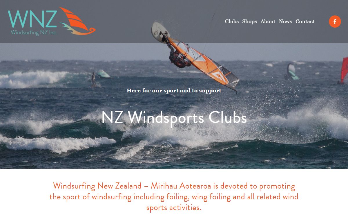 WNZ - Windsurfing NZ - Windsurfers, Foilers and Wing Foilers