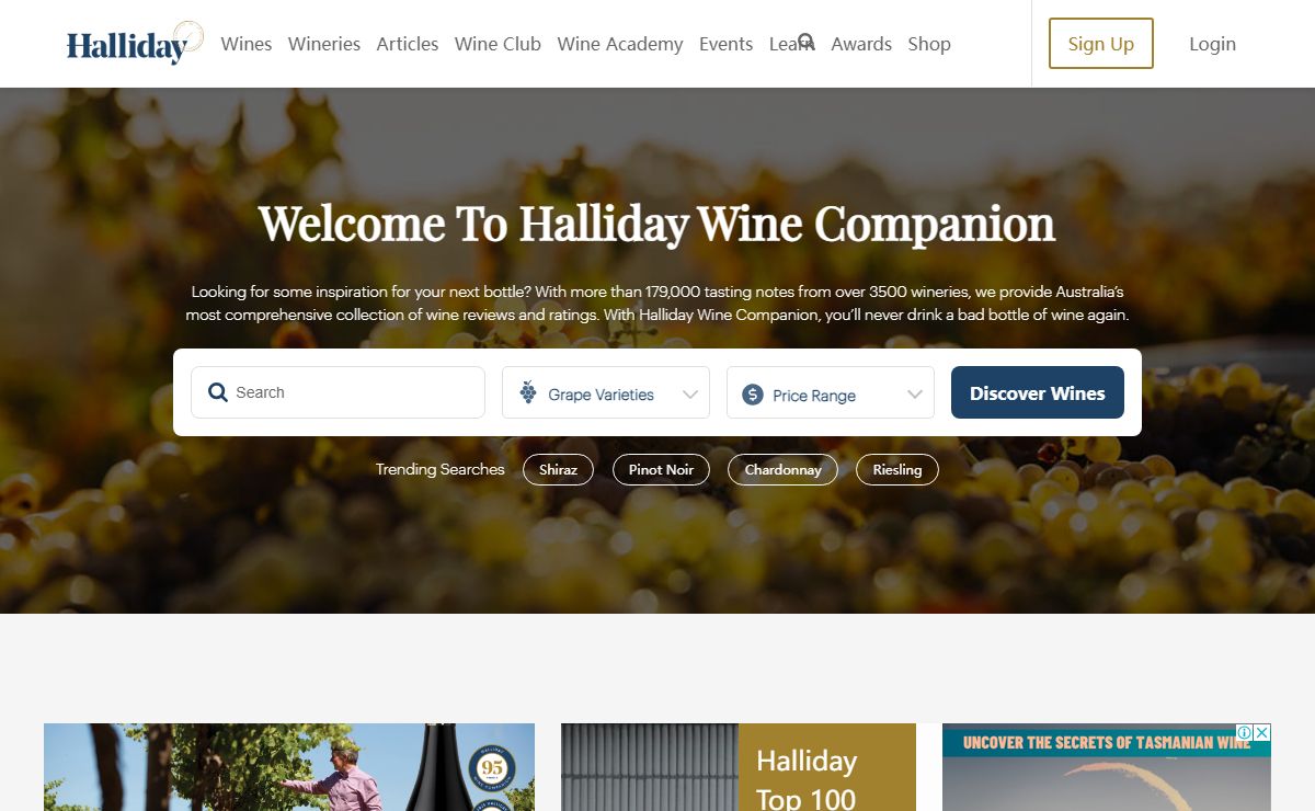 Australian Wine Reviews & Ratings Online | Best Australian Wines