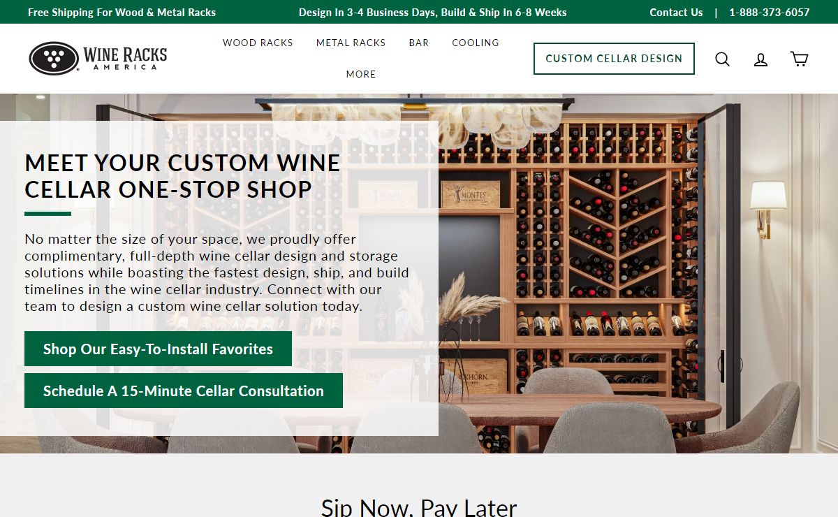 Wine Racks, Wine Cellars & Cooling | Wine Racks America®
