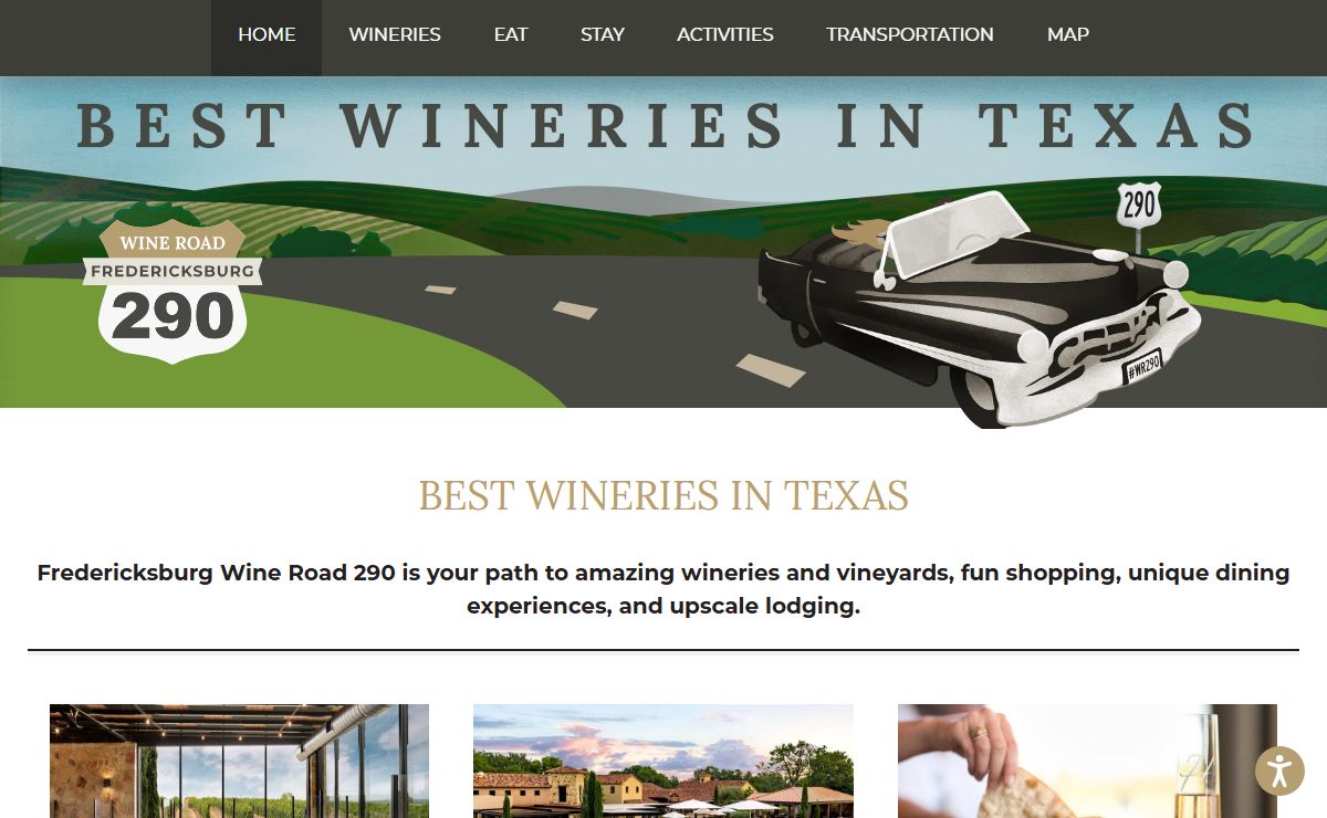 Fredericksburg Wine Road 290
