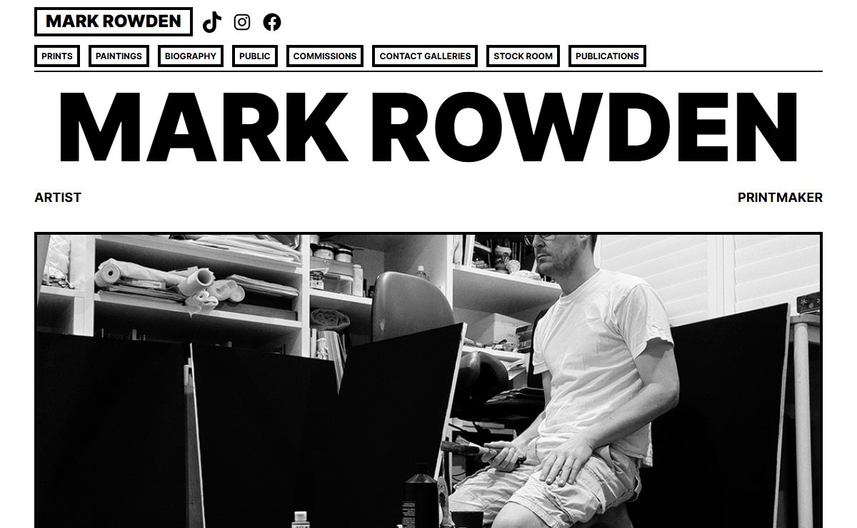 Mark Rowden – Artist – Printmaker