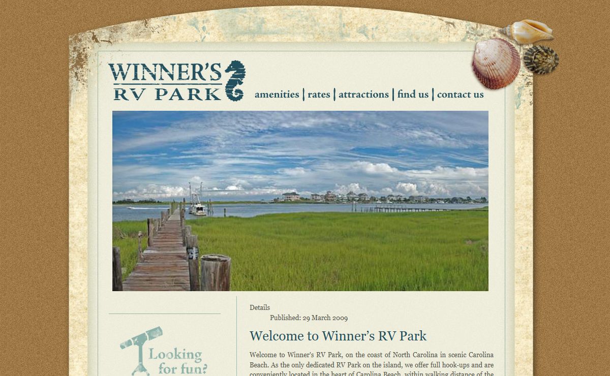 Winner's RV Park - Carolina Beach NC