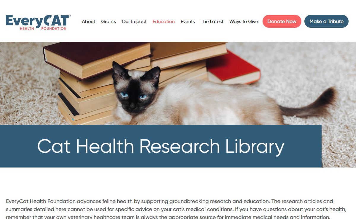 Cat Health Research Library - EveryCat Health Foundation